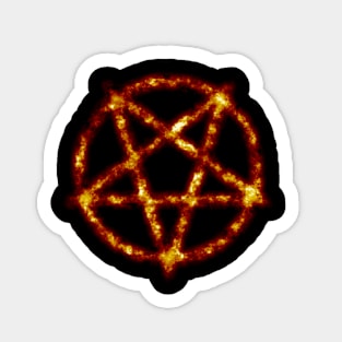 fire pentagram Sticker